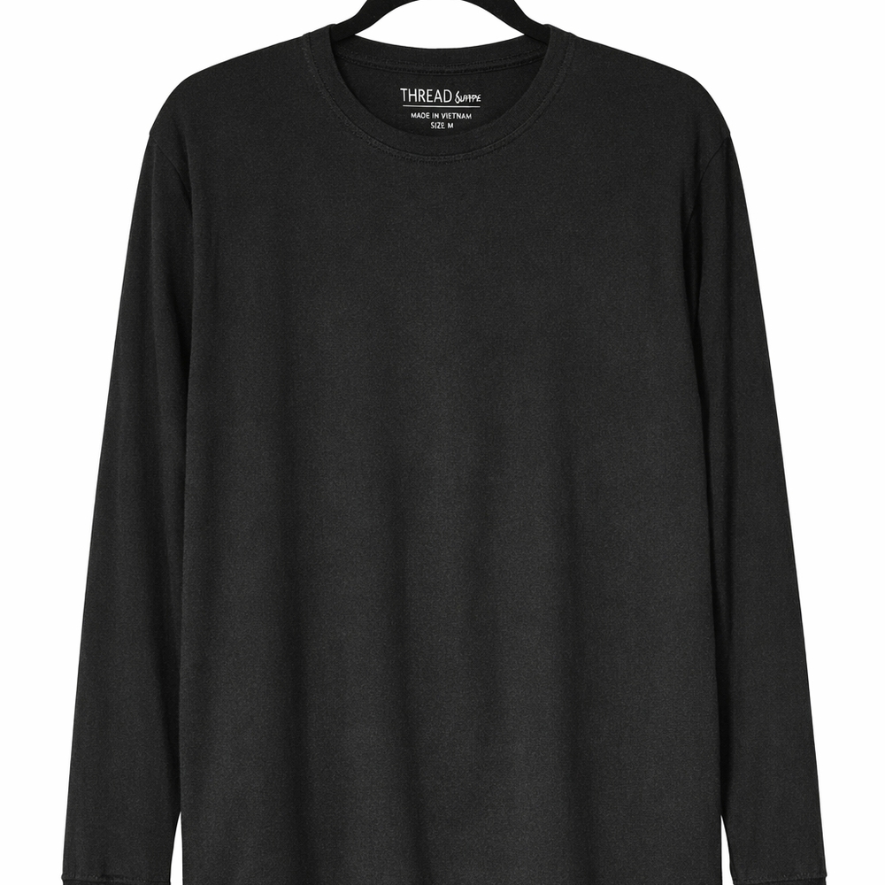 Time and Tru Black Long Sleeve T‑Shirt Women’s XXL 20